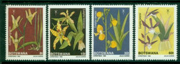 Botswana, 1989, Orchids, Flowers, Christmas, MNH, Michel 463-466 - Botswana (1966-...)