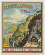 Etiquette - Essence De Lavance - Mont Blanc - Tombarel Frères - Grasse - Etiquetas