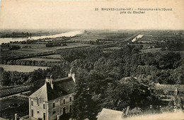 Mauves Sur Loire * Panorama Vers L'ouest Pris Du Clocher - Mauves-sur-Loire