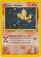 Pokemon (engl.): Gym Heroes - 1 Blaine's Moltres, Holo; New - Wizards