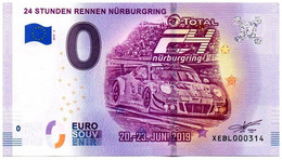 Billet Touristique - 0 Euro - Allemagne - 24 Stunden Rennen Nürburgring (2019-2) - Essais Privés / Non-officiels