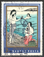 Nude Woman Painting Awabi Fishers Fisher FISH / Kitagawa Utamaro JAPAN - HUNGARY 1971 - Used - Naakt