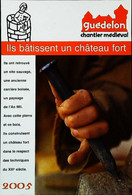 ►   Treigny-Perreuse-Sainte-Colombe   - Tailleur De Pierre En 2005 - Chantier Chateau De Guenelon -   Stonecutter - Inaugurations