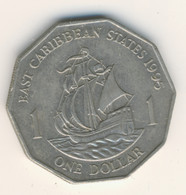 EAST CARIBBEAN STATES 1995: 1 Dollar, KM 20 - Caraibi Orientali (Stati Dei)