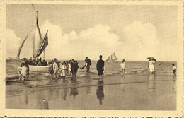 Nederland, KATWIJK A/Zee, Zeilschip Op Het Strand (1920s) Ansichtkaart - Katwijk (aan Zee)