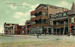 Nederland, KATWIJK A/Zee, Hotel Du Rhin (1910s) Ansichtkaart - Katwijk (aan Zee)