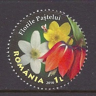 Romania - 2016 Easter, Flowers, Fleurs, Florile Pastelui, Flora, Used - Used Stamps