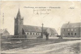 CPA - édit. V.P. Paris - N° 184 - Cherbourg, Ses Environs - Flamanville - L'Eglise - Autres & Non Classés