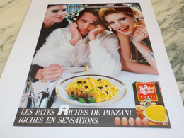 ANCIENNE PUBLICITE PATES RICHES DE   PANZANI 1986 - Poster & Plakate