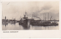 Harlingen Havengezicht Schepen Vuurtoren M1343 - Harlingen