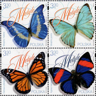 Poland - 2020 - Butterflies - Mint Stamp Set - Nuovi