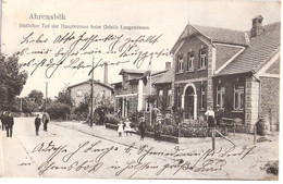 AHRENSBÖK Holstein Südlicher Teil Hauptstraße Beim Gehölz Langendamm Belebt 30.5.1907 Gelaufen - Scharbeutz