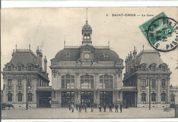 12 - 2020  -PAS DE CALAIS - 62 - SAINT OMER - La Gare - Animation - Saint Laurent Blangy