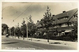 Nederland, VLAARDINGEN, Schiedamscheweg (1955) Ansichtkaart - Vlaardingen
