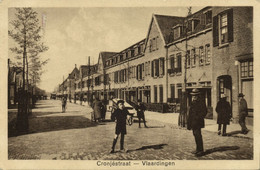 Nederland, VLAARDINGEN, Cronjéstraat Met Volk (1929) Ansichtkaart - Vlaardingen