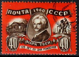 1960 125th Birthday Of Mark Twain Zag 2418 / Sc 2403 / YT 2360 / Mi 2427 Used / Oblitéré / Gestempelt - Oblitérés