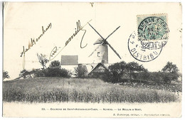 Environs De SAINT AIGNAN SUR CHER - NOYERS - Le MOULIN A VENT - TRAIN - Noyers Sur Cher