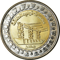Monnaie, Égypte, Pound, 2019/AH1440, Centrales électriques, SPL, Bi-Metallic - Egypt