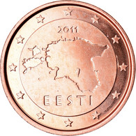 Estonia, 2 Euro Cent, 2011, Vantaa, BU, FDC, Copper Plated Steel, KM:62 - Estland