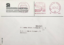 1977 Portugal Franquia Mecânica Da Seguradora Industrial - Máquinas Franqueo (EMA)
