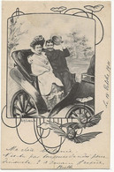 497 - Couple Dans Une Voiture "petits Diables" - Scolik, Charles