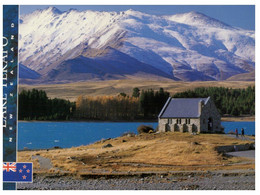 (AA1) New Zealand - Posted To Australia - Universal Mail Stamp - Lake Tekapo Church - Nuova Zelanda