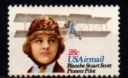 STATI UNITI - 1980 - Blanche Stuart Scott (1886-1970), 1st Woman Pilot  - MNH - 3b. 1961-... Neufs