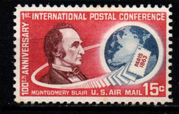 STATI UNITI - 1963 - Blair (1813-1883), Postmaster Gen. - MNH - 3b. 1961-... Unused