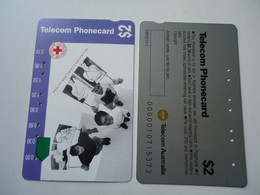 AUSTRALIA  USED CARDS  ADVERSTISING   RED CROSS - Peces
