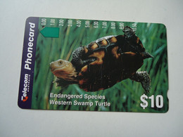 AUSTRALIA  USED CARDS  ANIMALS TURTLES - Turtles