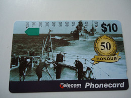 AUSTRALIA  USED CARDS  HISTORY BOATS SHIPS - Schiffe