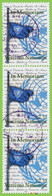 Voyo UNITED NATIONS Vienna 2003 €2.10  Mi # 405  (o)  In Memorium - Stripe Of  Three - Usados