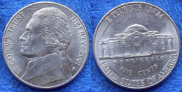 USA - 5 Cents 2001 KM# A192 America - Edelweiss Coins - Autres & Non Classés
