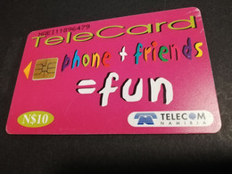 NAMIBIA    $10 PHONE FRIENDS = FUN 2      Fine Used       **4243** - Namibia