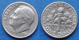 USA - 10 Cents 1987 D "Roosevelt Dime" KM# 195a America - Edelweiss Coins - Autres & Non Classés