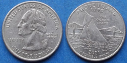 USA - Quarter Dollar 2001 D "Rhode Island" KM# 320 America - Edelweiss Coins - Sonstige & Ohne Zuordnung