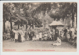 Delcampe - JONCHERY SUR VESLE - MARNE - LA FETE A LA CHAUMIERE - Jonchery-sur-Vesle