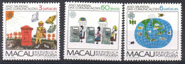 1983 Macau Macao Année Internationale De La Communication - Otros & Sin Clasificación