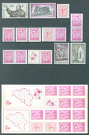 BELGIUM - 1969 - MNH/***LUXE -  JAAR ANNEE YEAR 1969  WITH BOOKLET 1 AND 2 AND BLOCS   - QUOTATION 51.50 EUR - Lot 22947 - Jahressätze