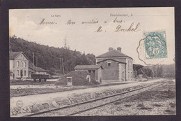 CPA [52] Haute Marne Circulé Doulaincourt Gare Chemin De Fer Train - Doulaincourt