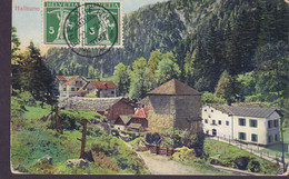 Switzerland PPC Hallturm Frontside Stamped Maximum Card FREIDORF (TH) 1921 AALBORG Denmark (2 Scans) - Sonstige & Ohne Zuordnung