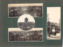 7 PHOTOS MILITAIRES 1914.18 Officiers Soldat CANON RUINES  ARTILLERIE 75 REGION AIX NOULETTE 1 MOULIN - 1914-18