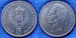 VENEZUELA - 5 Bolivares 1977 Y# 53.1 Reform Coinage (1896-1999) - Edelweiss Coins - Venezuela