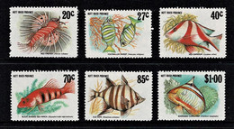 Hutt River Province 1982 Fish Set Of 6 MNH - See Notes - Cinderelas