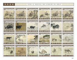 Djibouti 2020, Year Of The Ox, Sheetlets - Astrology