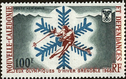 New Caledonia, 1967, Olympic Winter Games Grenoble, Skiing, Sports, MNH, Michel 447 - Sin Clasificación