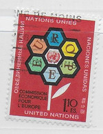 O.N.U. - GINEVRA - 1972 - 25* C.E.E. - 1,10 FS - USATO (YVERT 27 - MICHEL 27) - Oblitérés