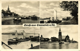 EMMERICH Am Niederrhein, Mehrbildkarte (1960s) AK - Emmerich