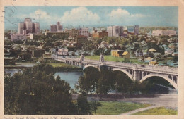 2366 - Kanada - Canada , Calgary , Alberta , Centre Street Bridge Looking S.W. , Alliierte Zensurstelle 204 , Zensur - G - Calgary