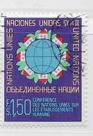 O.N.U. - GINEVRA - 1976 - CONFERENZA HABITAT - 1,50 FS - USATO (YVERT 59 - MICHEL 59) - Oblitérés